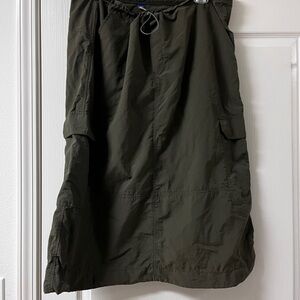 Old Navy Olive Green Cargo Skirt